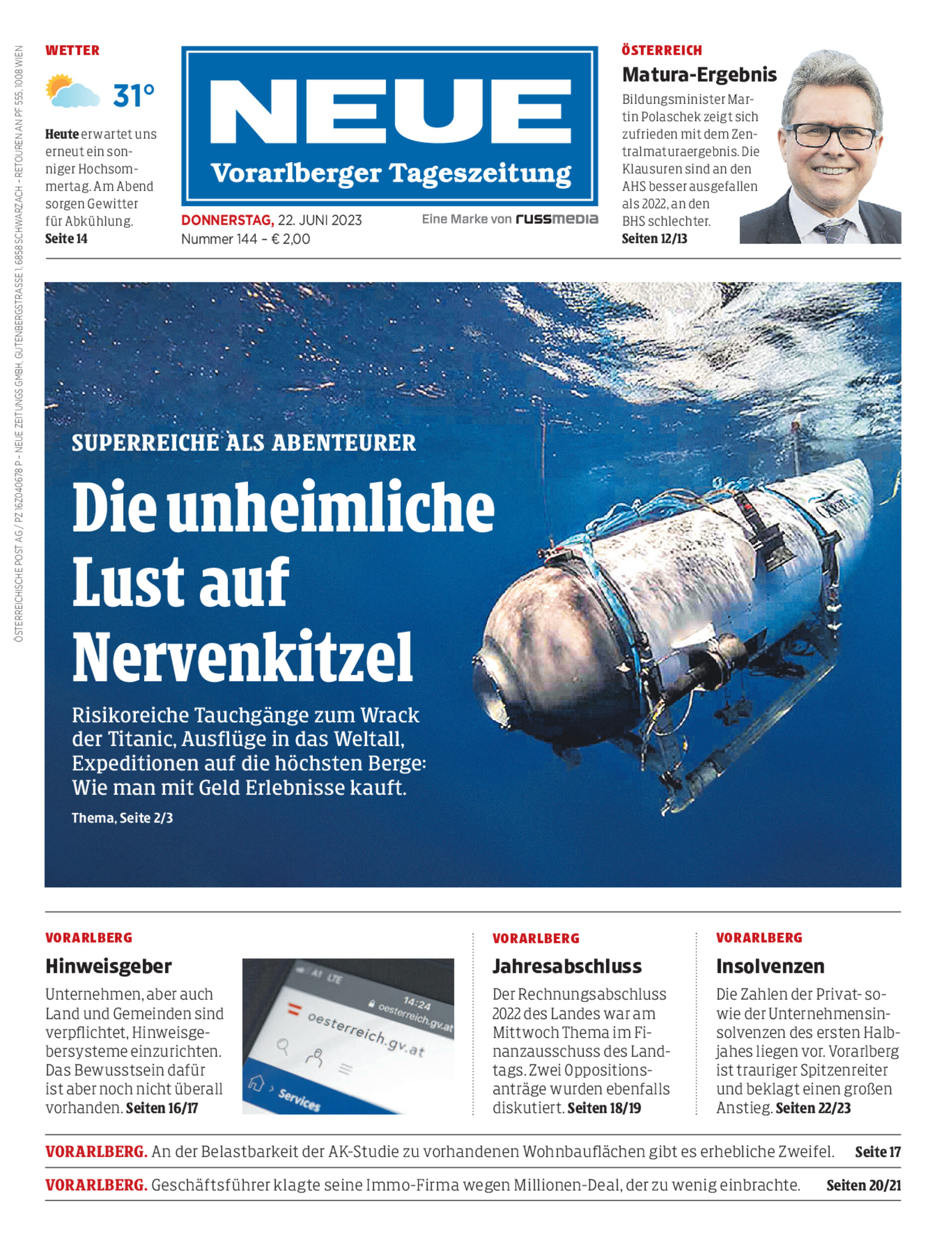 Ausgabe 1655902420, Seite 1